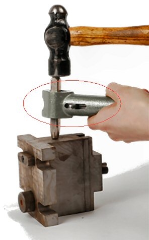 Heavy duty punch safety grip