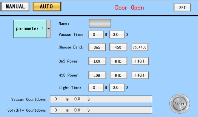 Presse d'enrobage automatique à photopolymérisation METAMON-7