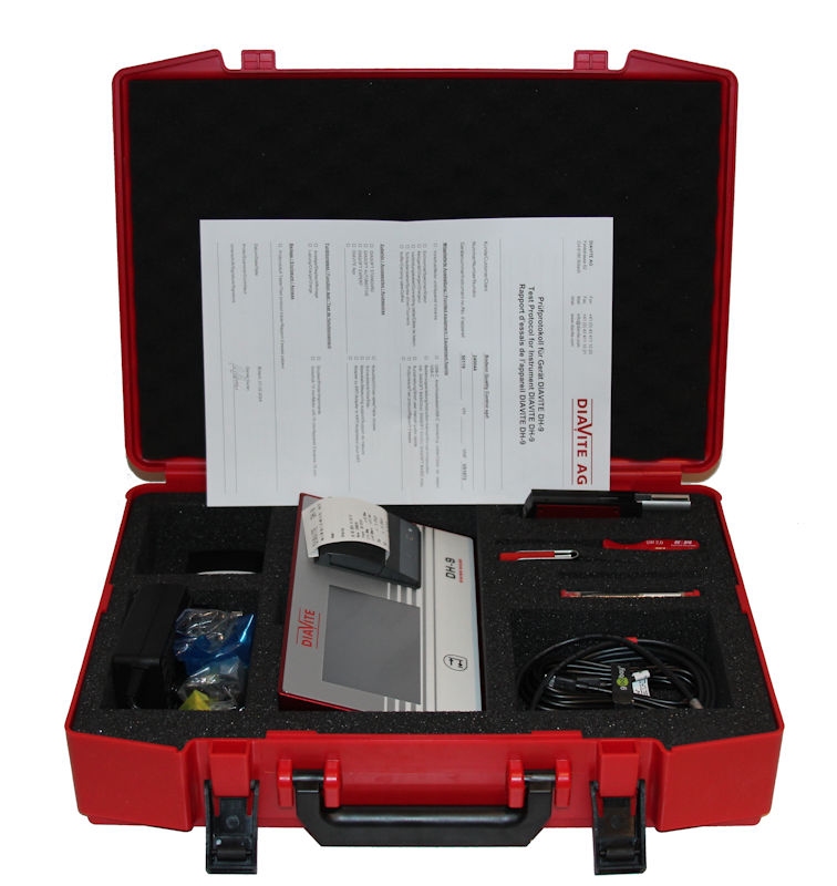 Ruwheidsmeter DH9 met aandrijfeenheid VHF & taster SH - 5µm/90°