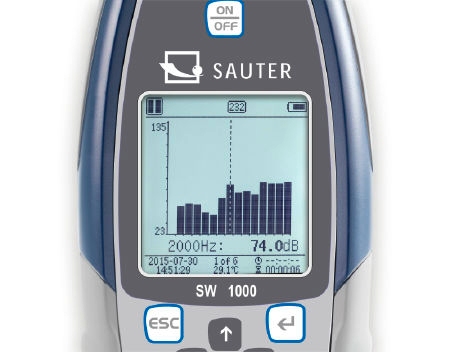 Sound level meter SW 1000, class 1, 20~134 dBA, 0.01~20 kHz