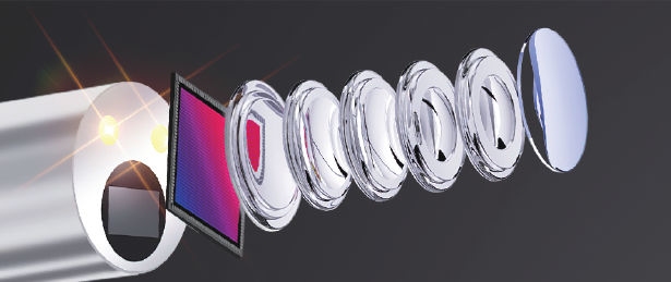 Tabletop stand for photo and video flexible endoscope DA