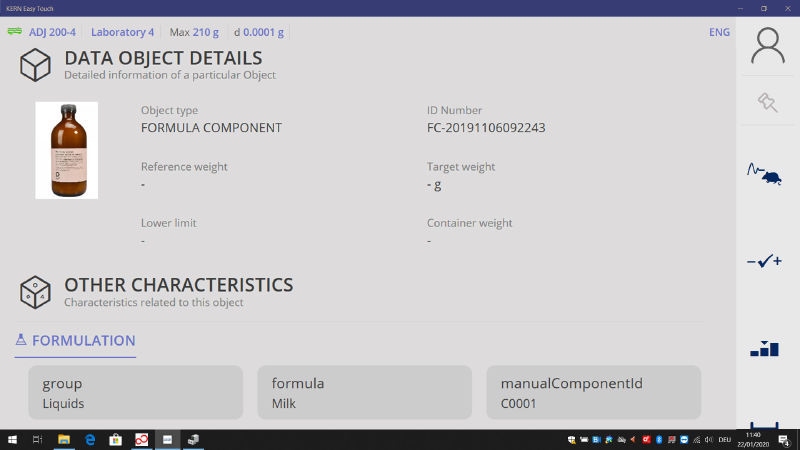 EasyTouch operating system with basic functions