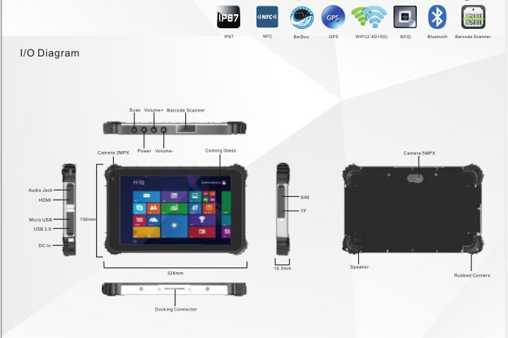 Video meetsysteem voor Brinell indrukken 0.6~3 mm