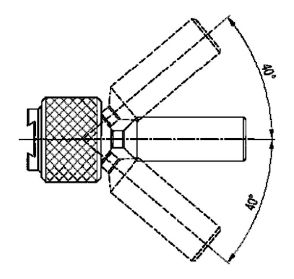 Stems with dovetail for K30~K48, Ø 8 mm h6