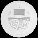 Schaal Ø 26 mm, voor meetloep 7x, zwart, n° 4