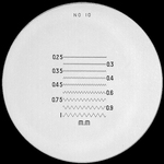 Reticule plate Ø 26 mm, for magnifier 7x, black, n° 10