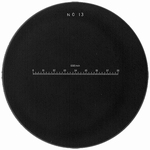 Reticule plate Ø 35 mm, for magnifier 10x, white, n° 13