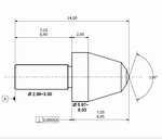Indruklichaam Micro Vickers diamant, INNOVATEST FUTURE TECH