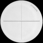 Réticule Ø 60 mm, pour loupe 1990, 4x, noir