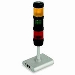 Signal lamp for weighing with tolerance range