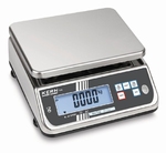 Stainless steel scale FXN, IP68, 3 kg/1 g, 236x195 mm (M)