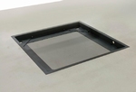 Cadre de fosse inox pour BFN (1000×1000×80 mm)