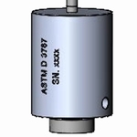Insert Ø8/113 g voor ISO 23529/ASTM D 3767, 22±5 kPa