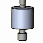 Insert Ø10,0/40,0 g/5±0,5 kPa for DIN EN ISO 2286-3