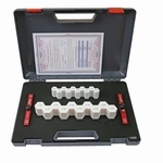 Set of 20 pins, 1.0~20.0 mm, step 1.0 mm, ± 4 µm