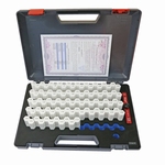 Set of 273 pins, 0.99~10.1 mm, step 0.1 mm, ± 4 µm