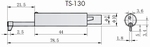 Taster diepte groeve 3 mm