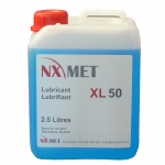 2.5 L, fles smeermiddel blauw met alcohol , XL50