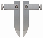 Pair of inserts for outside measuring 60 mm
