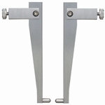 Pair of inserts for grooves, spherical points, 90/2 mm