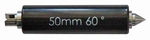 Instelkaliber voor metrische draadmicrometer, 60°, l=75 mm