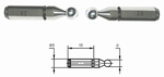 Paire d'inserts engrenage, queue Ø 5 mm, Ø4 mm, M 2.25