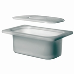 Insert tub KW 3, polyethylene, non-perforated, with lid