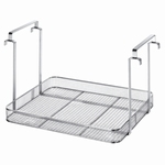Insert basket with handles, stainless steel, MK 75 BS