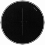 Reticule plate Ø 25 mm, for magnifier 2037, white, 5/0.05 mm