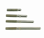 Set of 5 measuring tips 100~250 mm, Ø 7.2 mm, M8 for 208.027