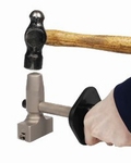 Hand holder with handle, axb = 6.35x39 mm