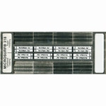 Visuele ruwheidsvergelijkingsblok, cilindrisch leppen