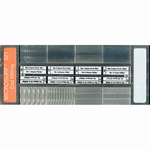 Visuele ruwheidsvergelijkingsblok, kopfrezen