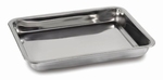 Pan made from stainless steel 370x240x20 mm, 530 g