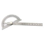 Rapporteur en acier inoxydable 0~180°, 80x120 mm