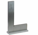 Prec. control square with back DIN875/2, carbon steel, 100 x
