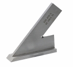Steel square 45°, carbon steel, with back, DIN875/2, 300x200