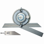 Universal bevel protractor, 4x90°, 200 mm