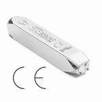 Handslagstempel CE symbool, h=3.0 mm
