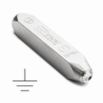 Caractère de frappe symbole mise à la terre, sc, h=3.0 mm