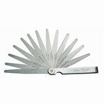 Jauge d'épaisseur de précision, inox, 13 lame, L=100 mm, 0.05~1.0 mm