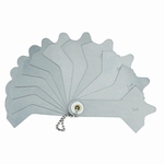 Jauge de soudure, acier, 12 lames, 3~12 mm