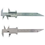 Small vernier caliper with pointed jaws for tooth technician