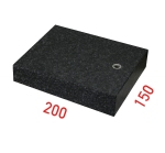 Granit dial bench 200x150x50 mm/ 1xM8