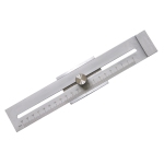 Stainless steel tracing rule 250 mm, 1 mm
