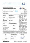 Certificate DKD voor vibration meter