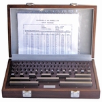 Set of 32 carbide block gauges, class 0