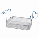 Insert basket with handles, stainless steel, K 10