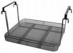 Reinforced insert basket with handles, stainless steel K50CS