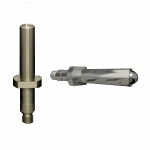 Intender Brinell with fixed ball, 28 mm, Ø 5 mm, carbide, UKAS